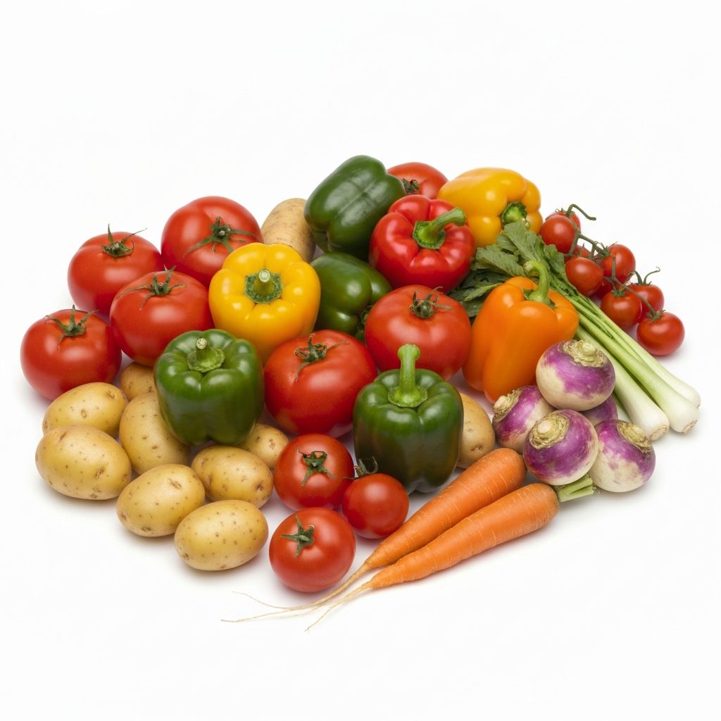 Sokszínű zöldségek